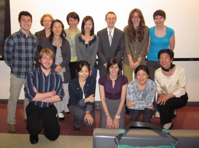 Group of students from the Department of East Asian Languages and Literature