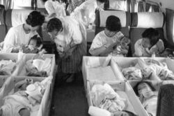 babies and escorts on plane 1956 babies and escorts on plane 1956